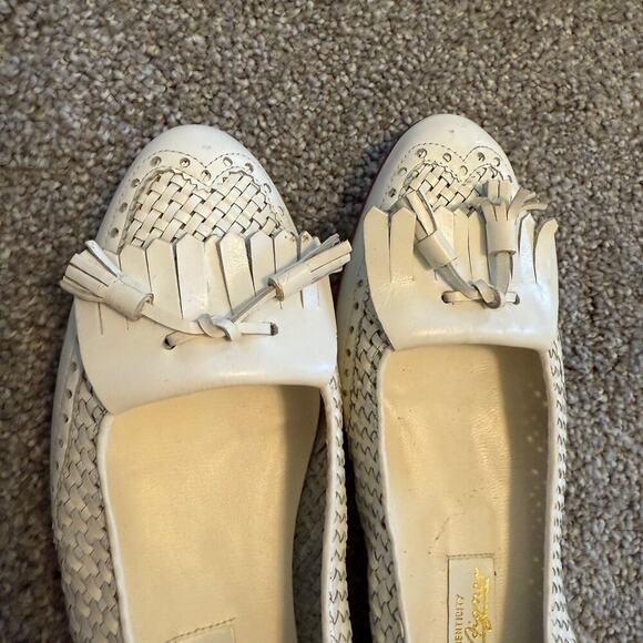 Vintage Etienne Aigner Woven Kiltie Flats 7.5 N - Picture 5 of 5